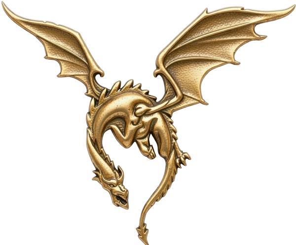 Old drawing Dragon of the Marché aux Fromages in Brussels